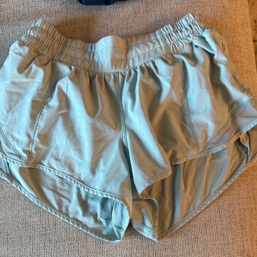 lululemon athletica Light Teal Women's Athletic Shorts